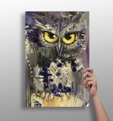 Owl Aluminum Print.
